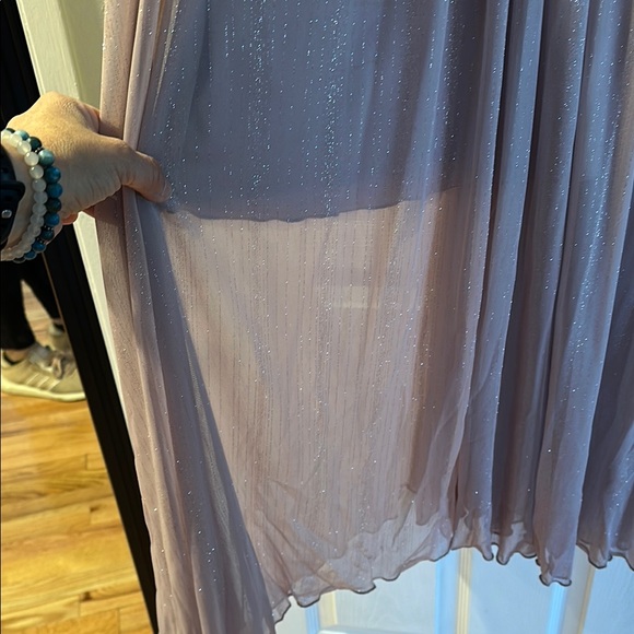 ๐HP๐ Alexa B Nites - Elegant Sleeveless V-Neck Gown Dress - Dusty Rose - Picture 6 of 7